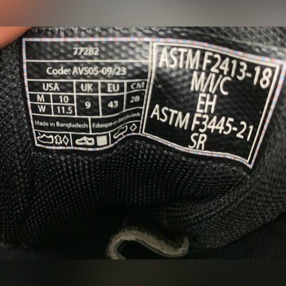 Men’s 10 Women’s 11.5 Shoes For Crews ACE Redrock Waterproof Hard Toe Work Boots - Picture 9 of 16